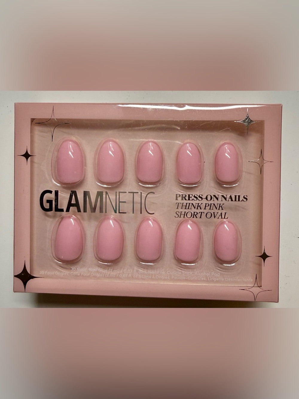 Glamnetic Think Pink Press On Nails | Short Oval | New Sealed